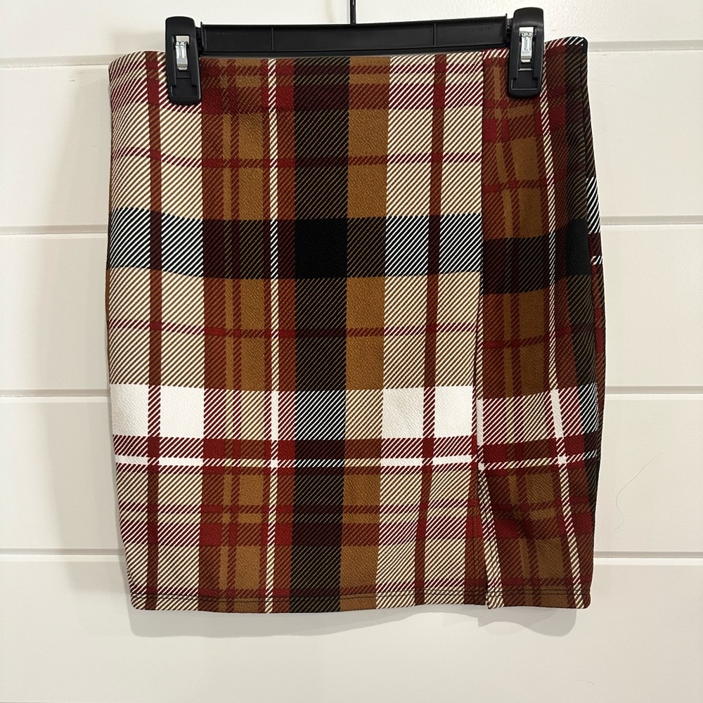 NWOT Fashion Nova Plaid Mini Skirt